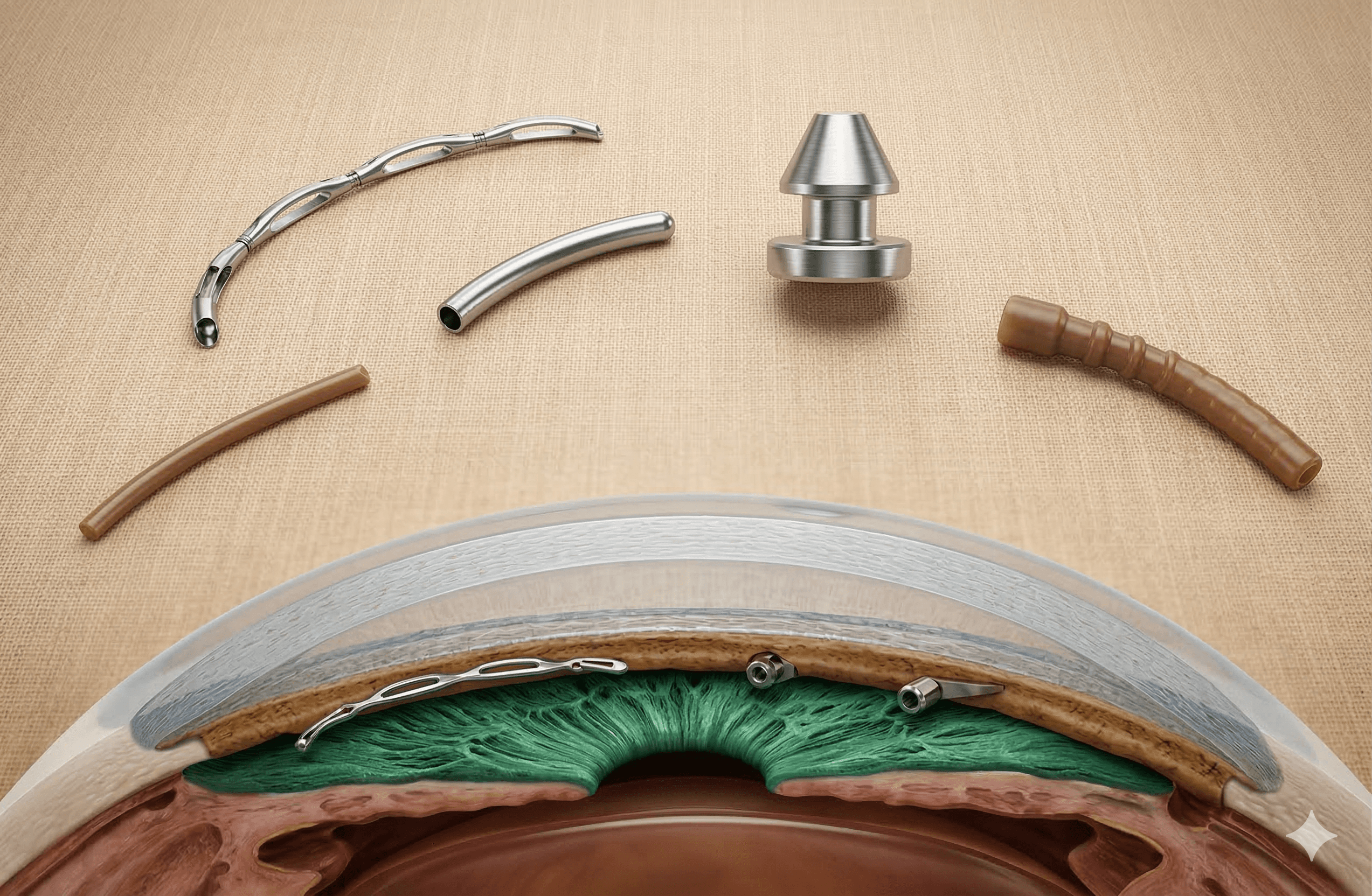 Cirugía combinada catarata + glaucoma